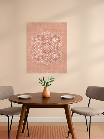 Marrakech Terracotta Mandala Texture