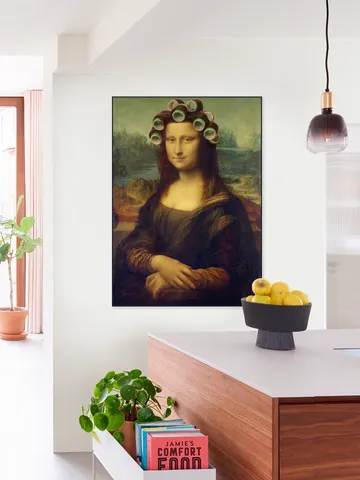 Mona Lisa - the curly girly edition