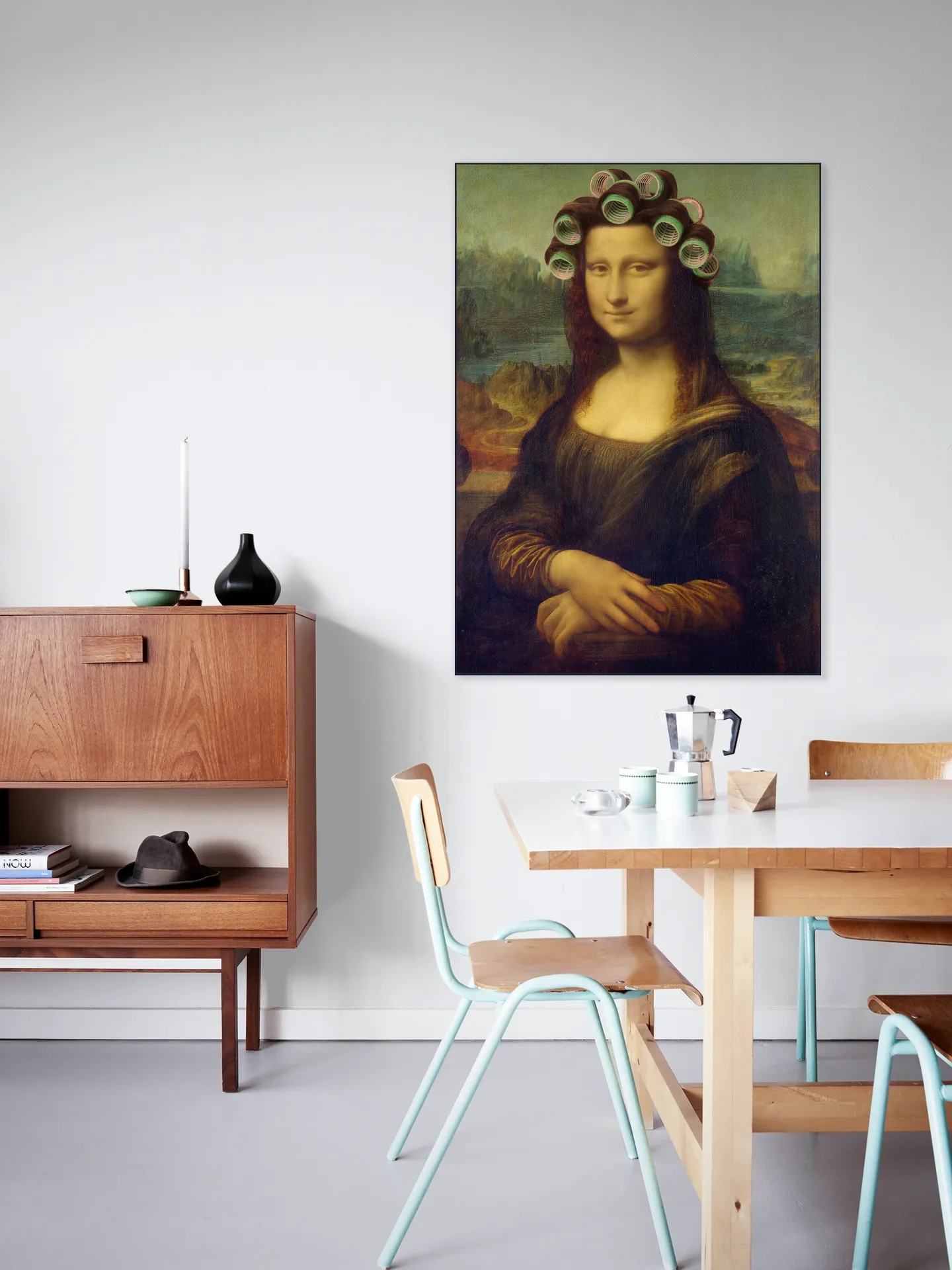 Mona Lisa - the curly girly edition