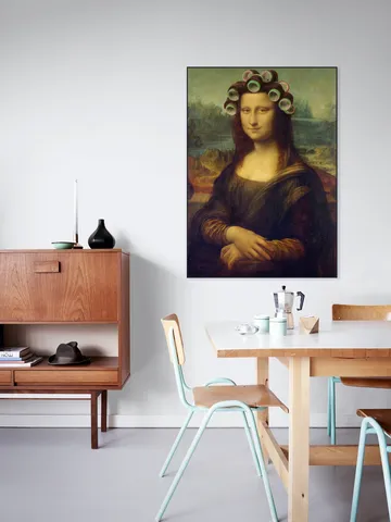 Mona Lisa - the curly girly edition