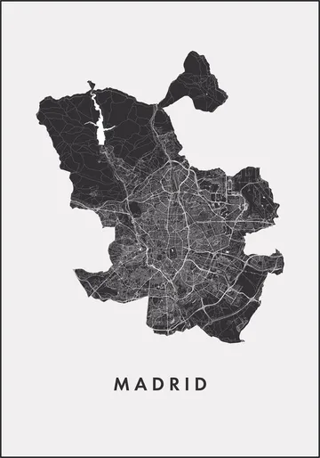 Madrid City Map
