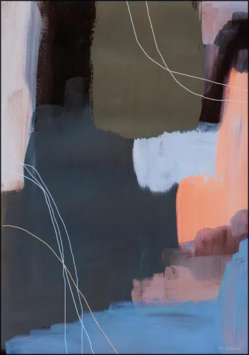 Abstract Brush Strokes 116X
