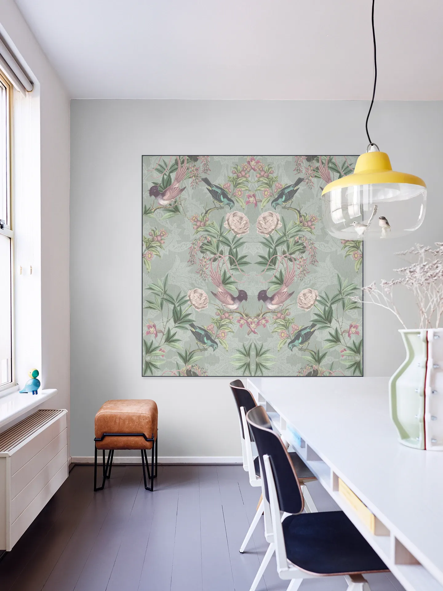Rococo Birds and Flowers