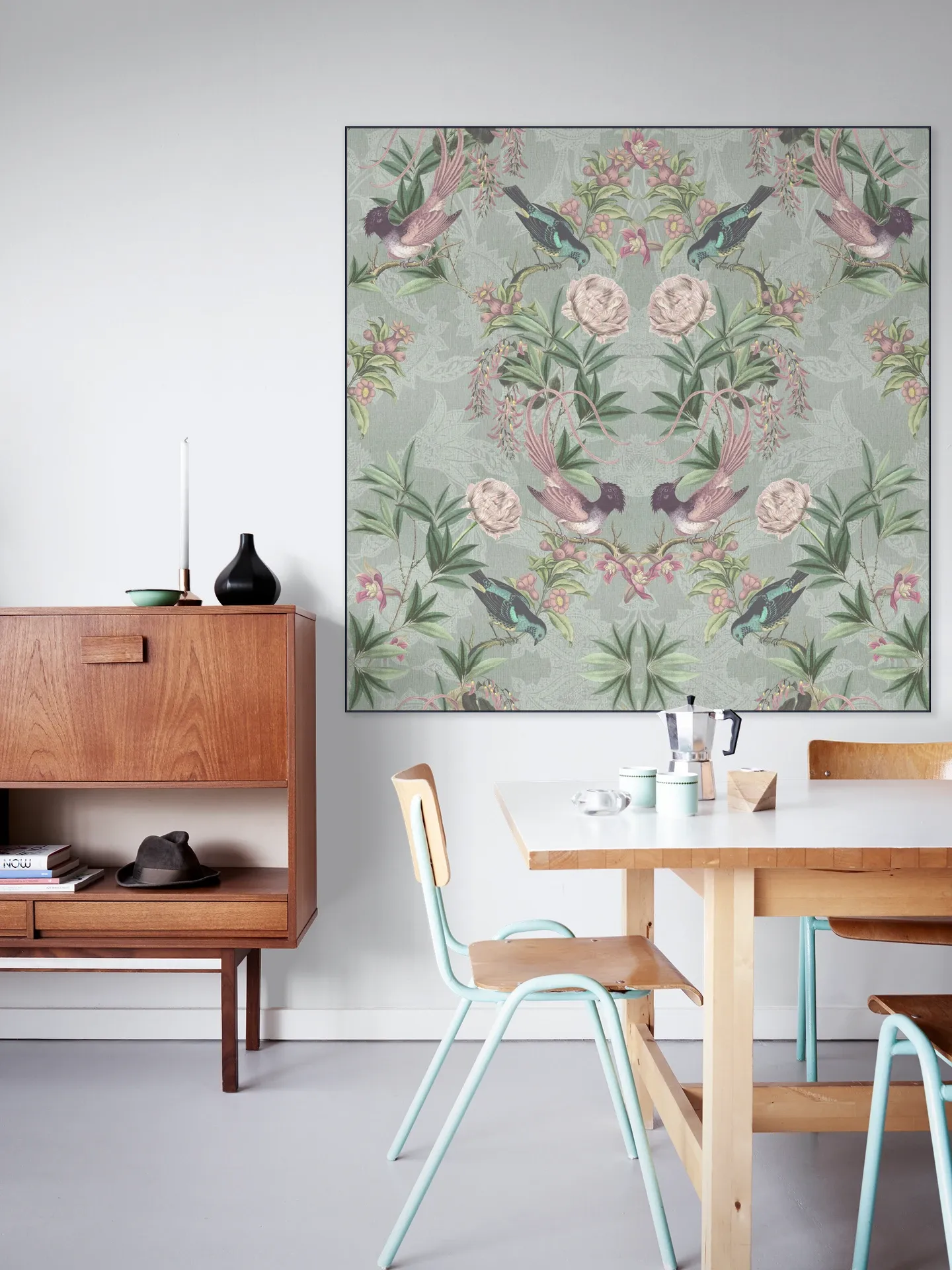Rococo Birds and Flowers