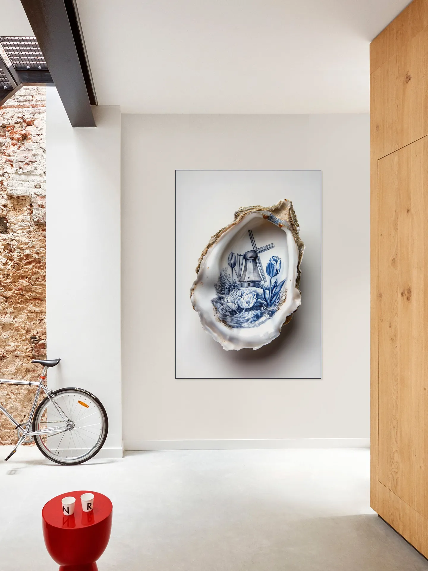 Delft Blue oyster