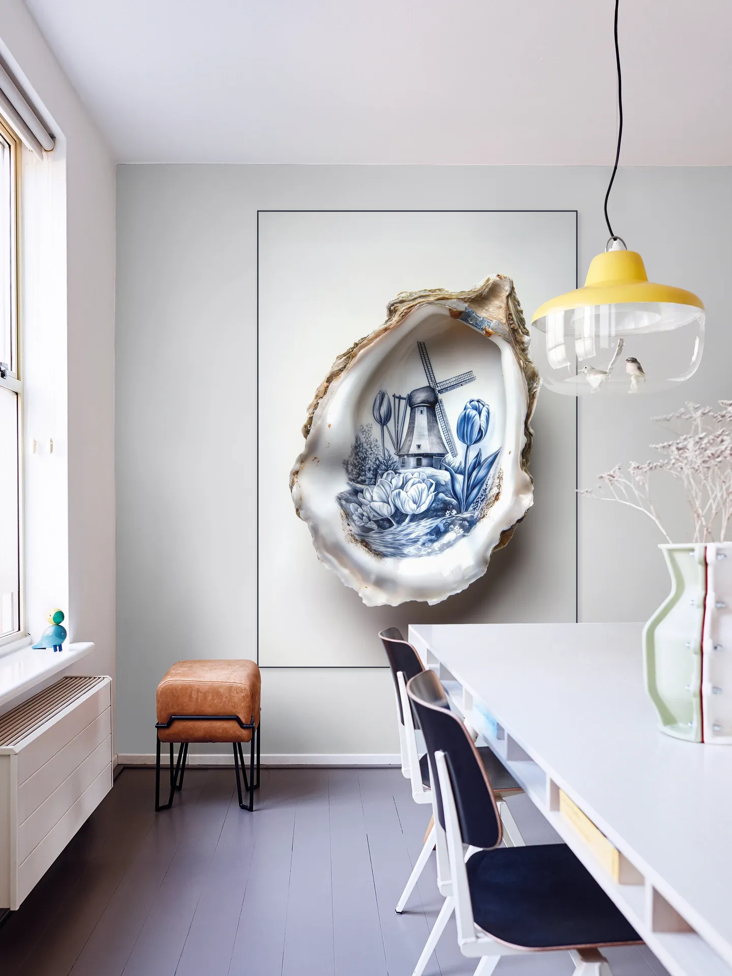 Delft Blue oyster