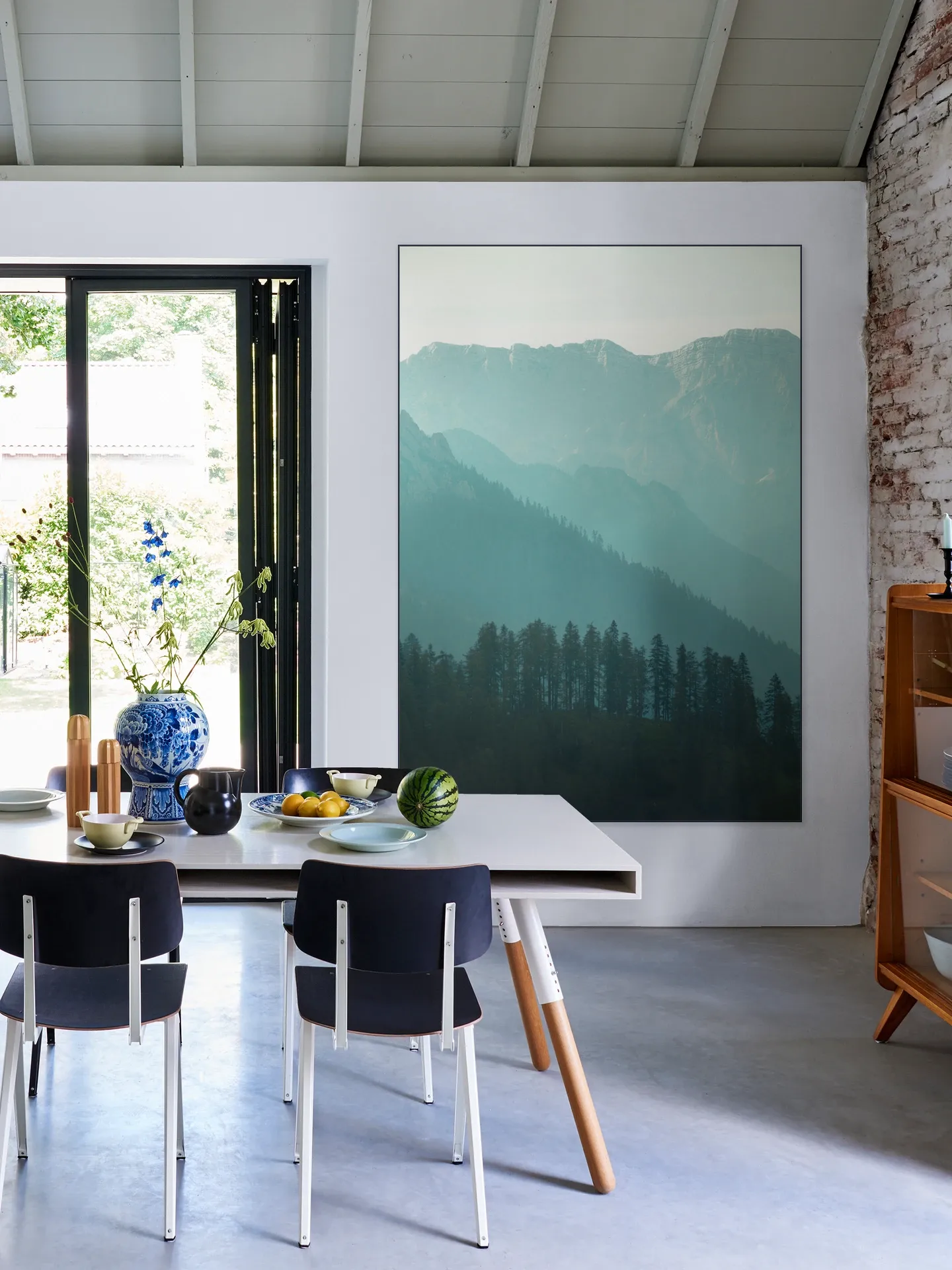 Soft Morning Light Over Alpine Pines