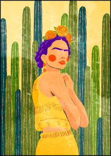 Frida and Cacti