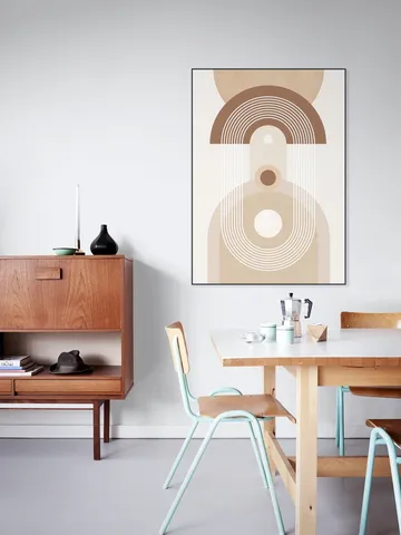 Beige Mid Century Poster No.3