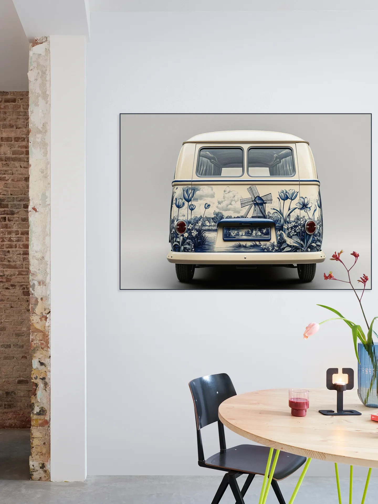 Delft Blue VW Bus 2