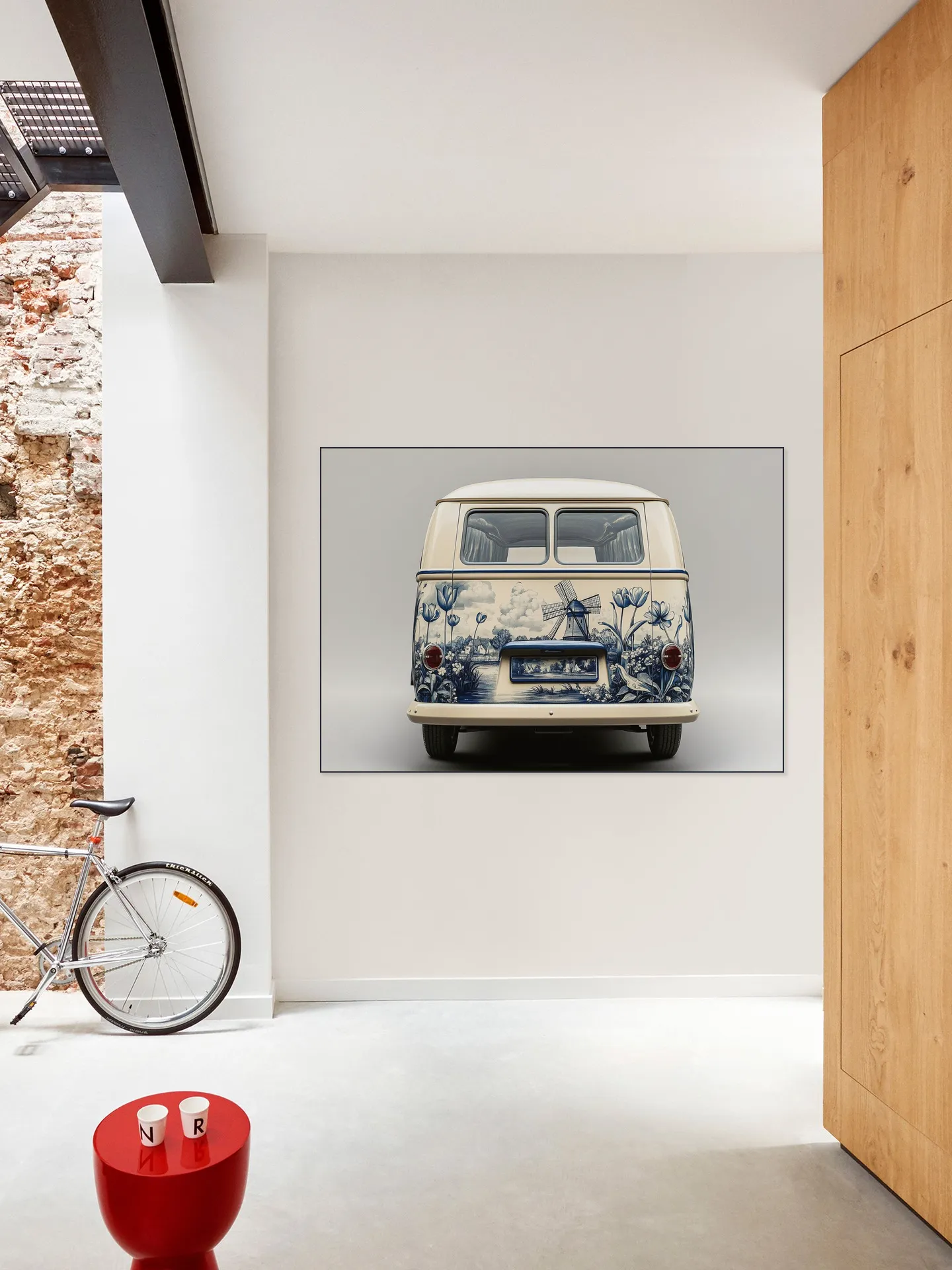 Delft Blue VW Bus 2