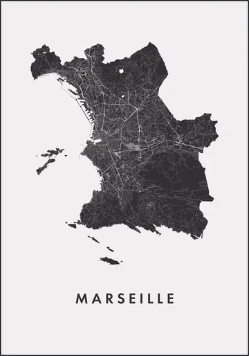 Marseille City Map