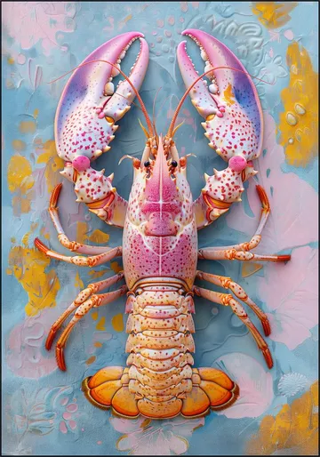 Spring Pastel Lobster