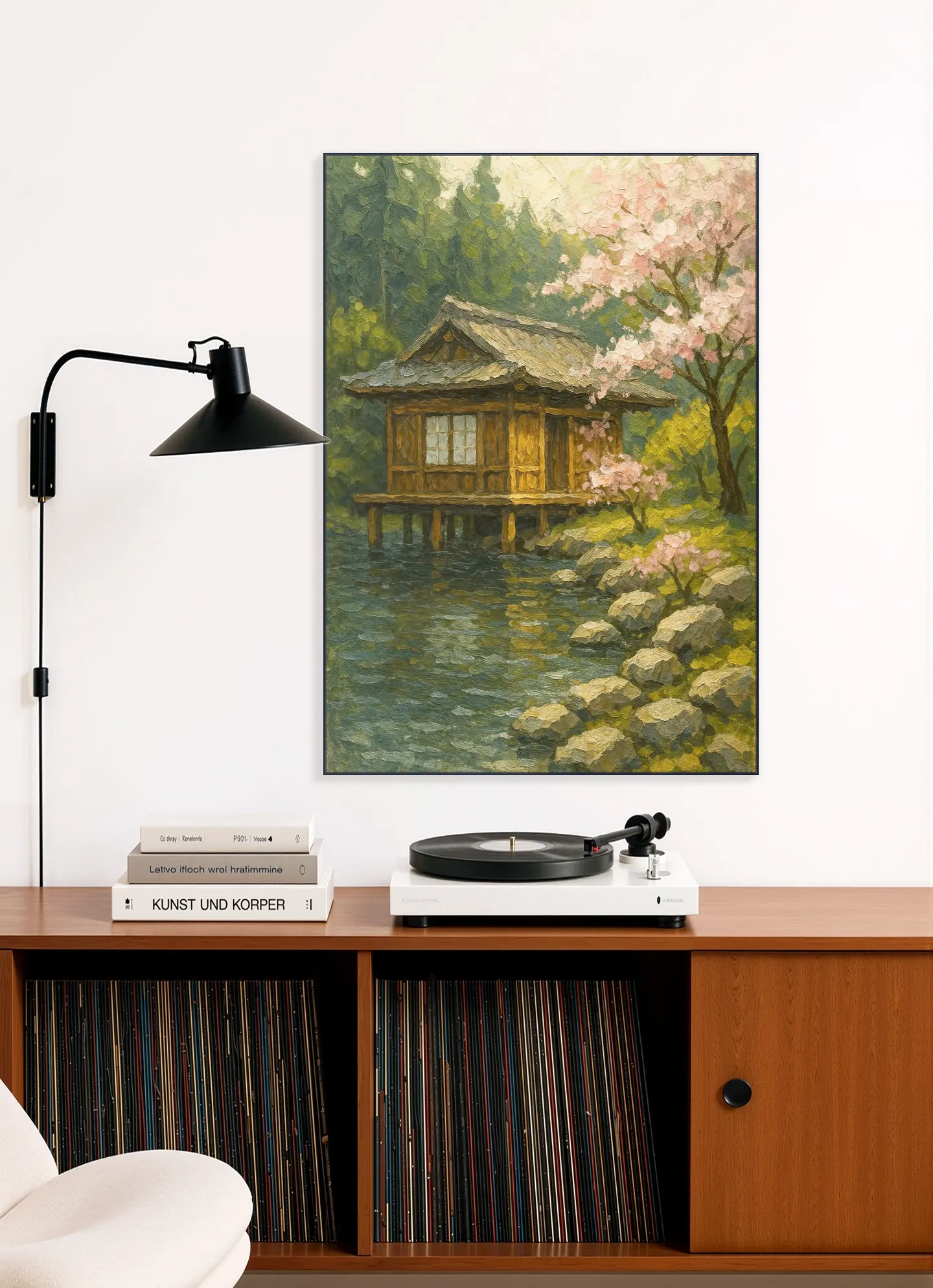 Kersenbloesem bij Japans Theehuis