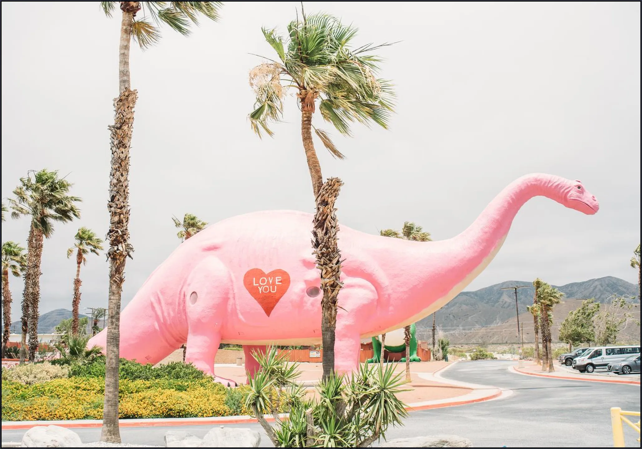 Pink Dinosaur Love