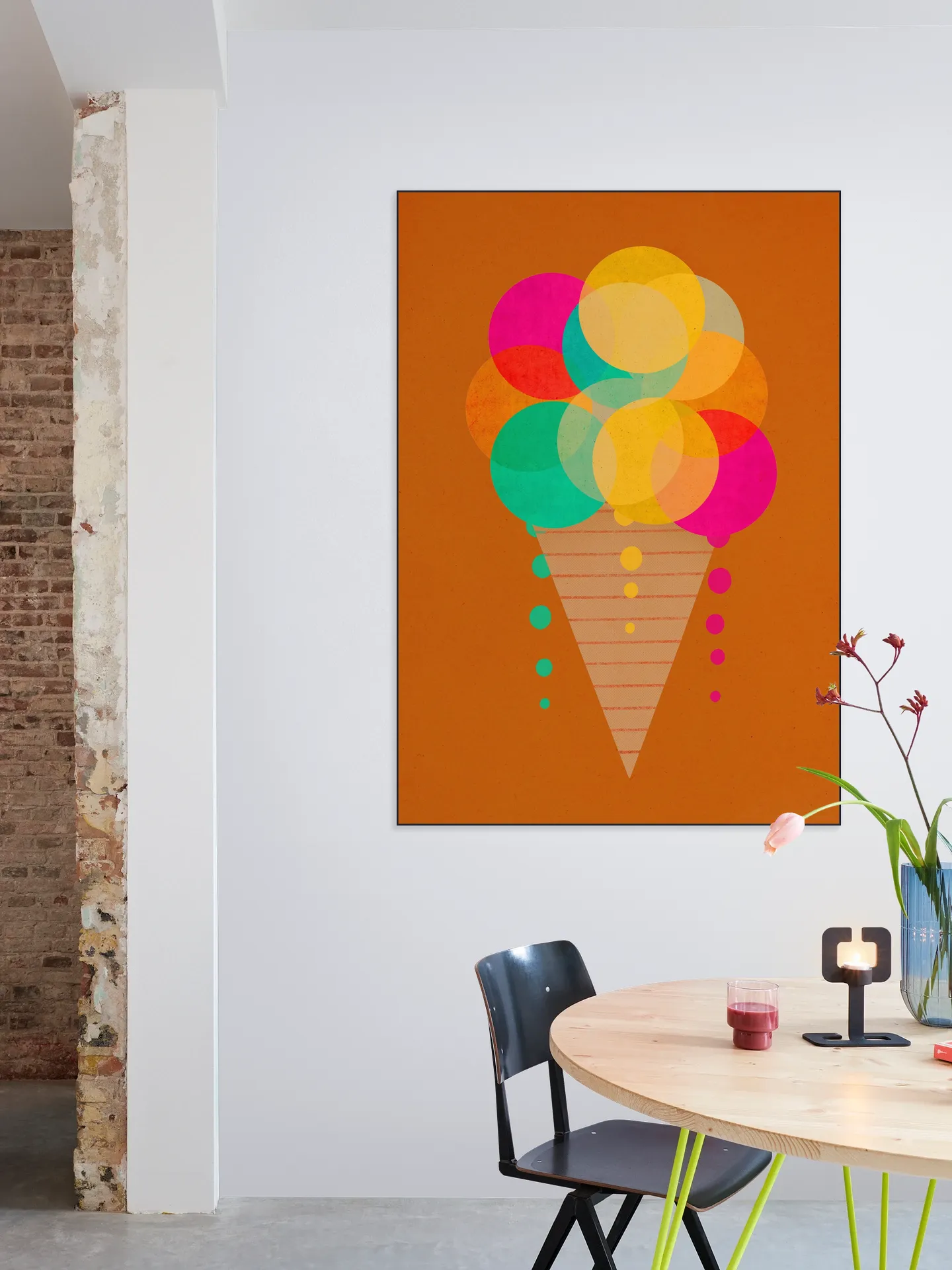 Neon Ice Cream