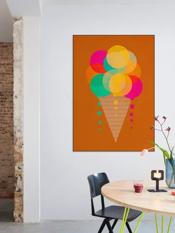 Neon Ice Cream