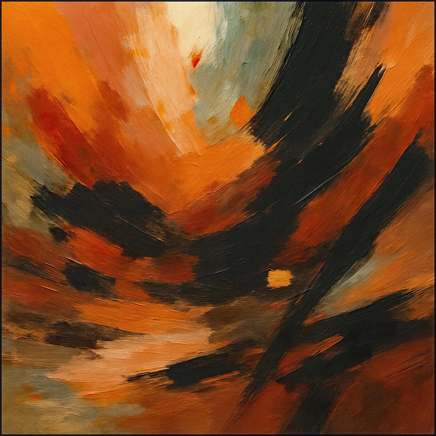 Abstract Copper Vortex