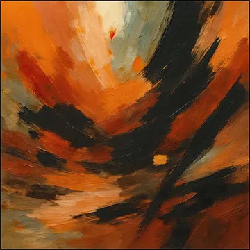 Abstract Copper Vortex