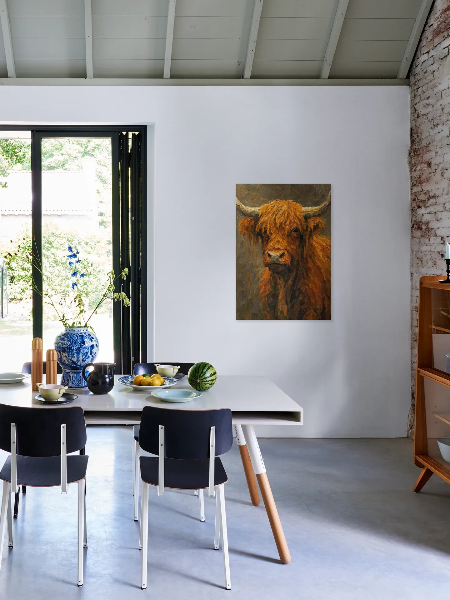 Red-brown Scottish Highlander