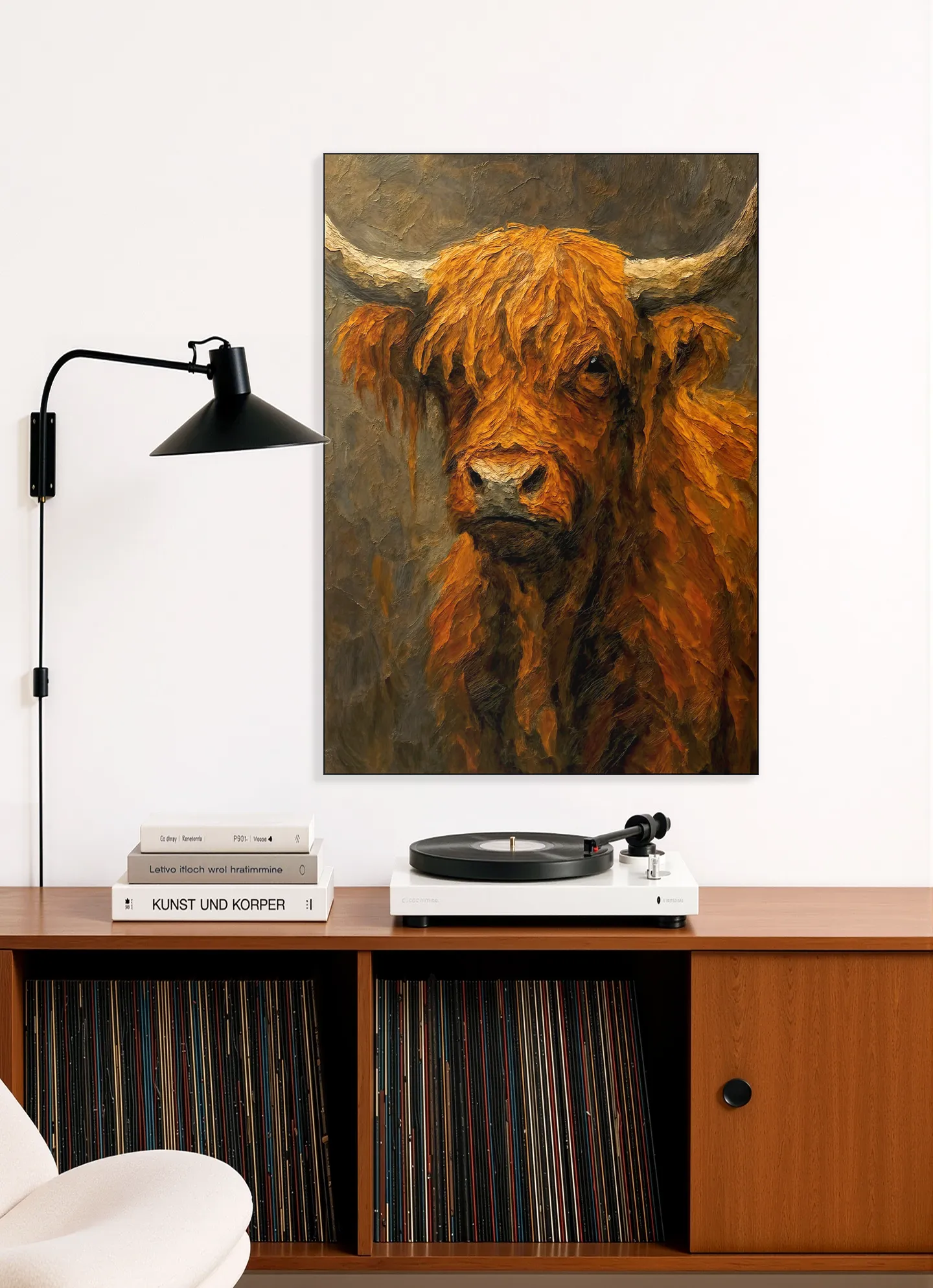 Red-brown Scottish Highlander