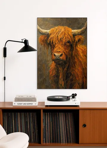 Red-brown Scottish Highlander