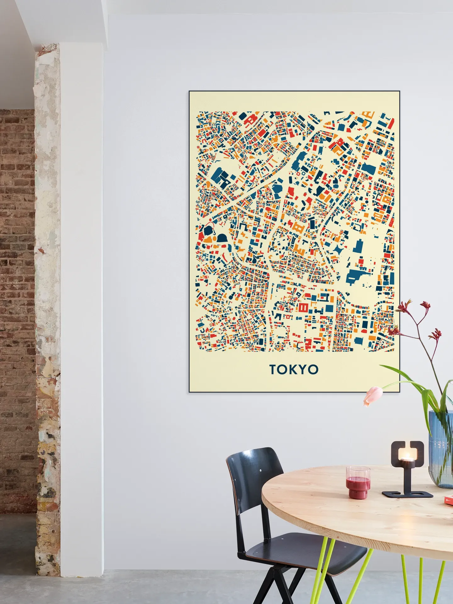 Tokyo Mosaic City Map
