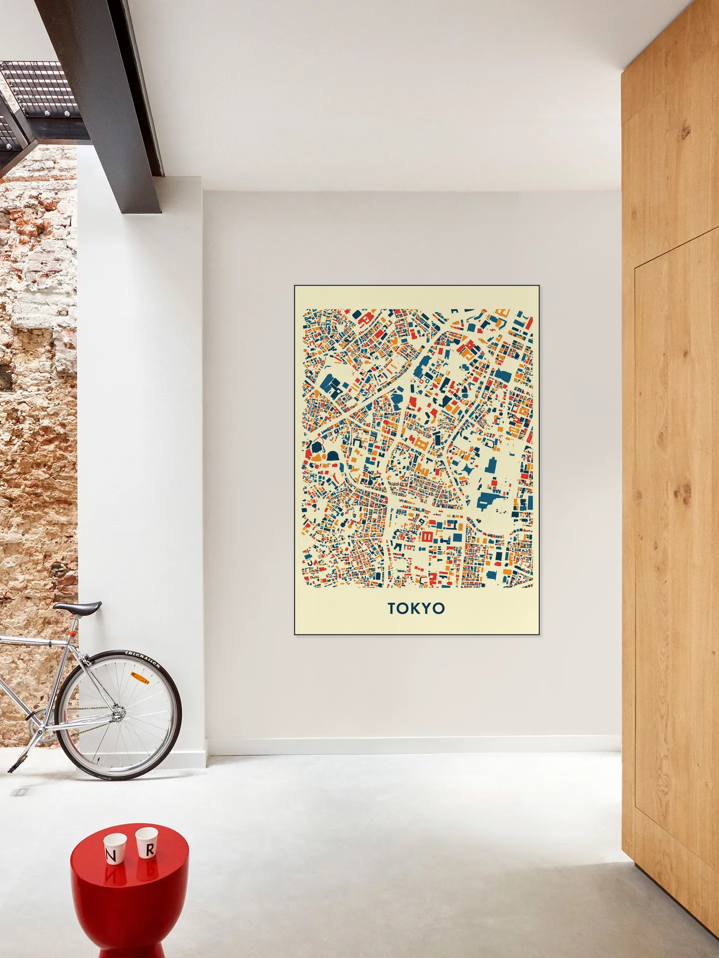 Tokyo Mosaic City Map