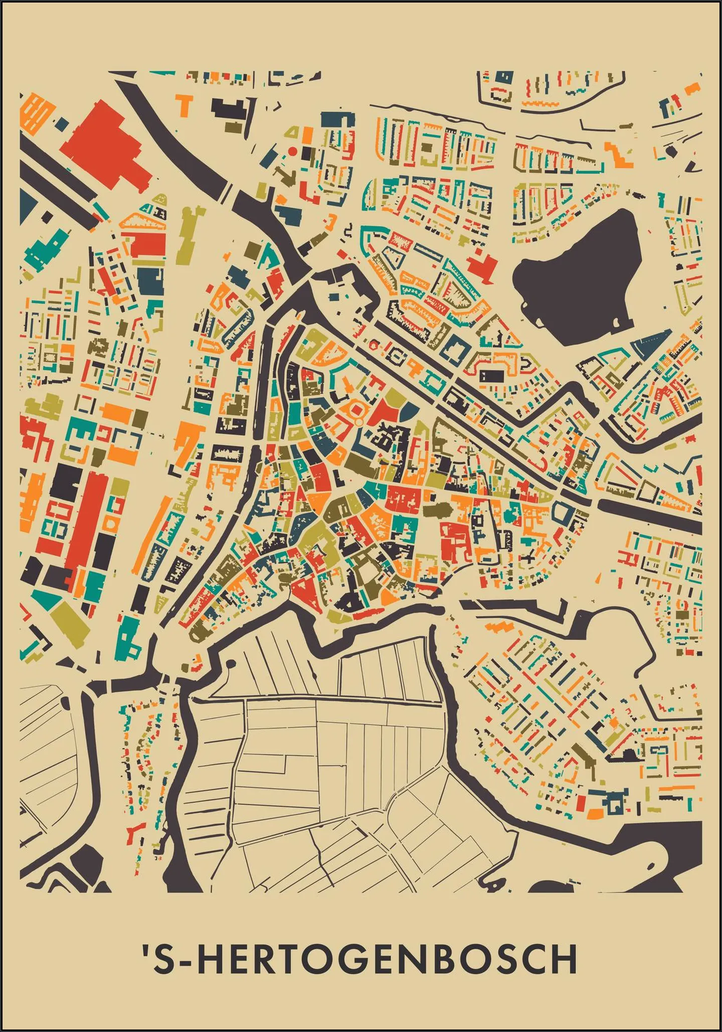 's-Hertogenbosch Mosaic Map