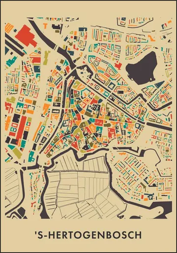 's-Hertogenbosch Mosaic Map