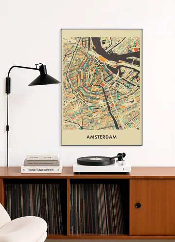Amsterdam Mosaic Map