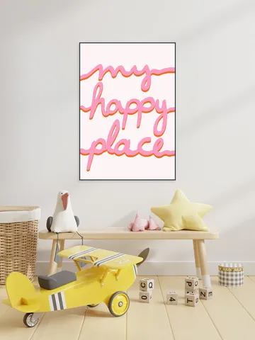 My Happy Place Pink