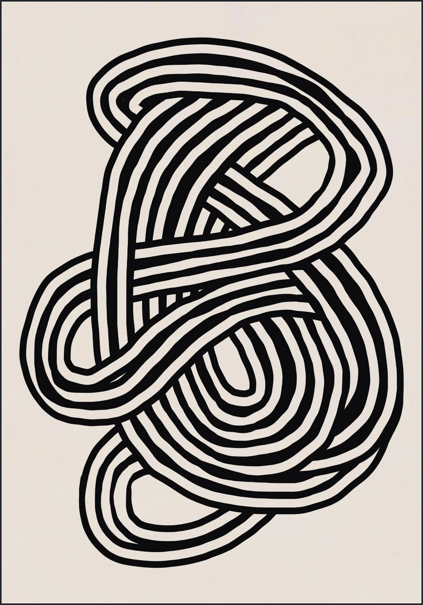 Line Art - Organic Shape
