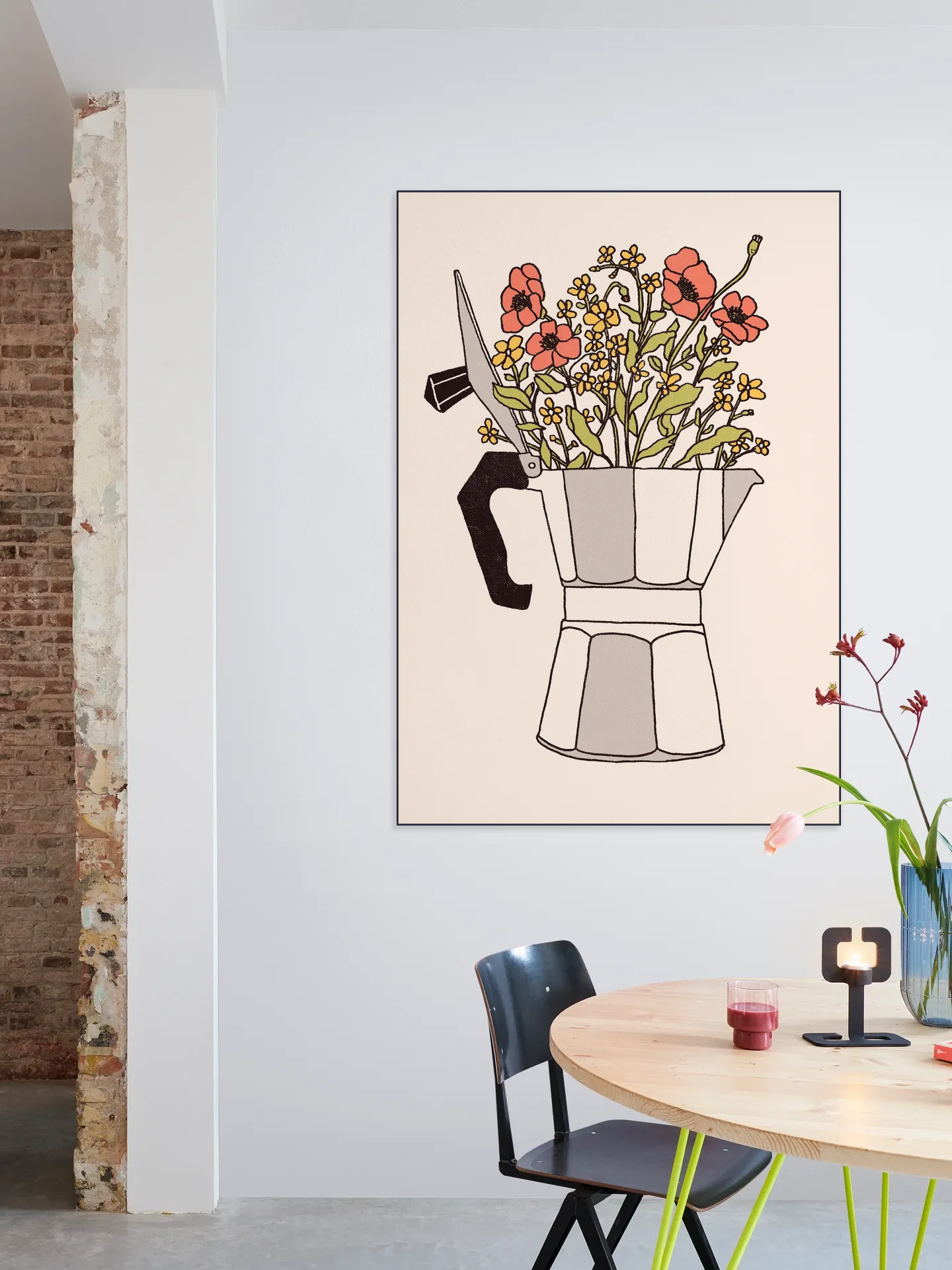 Moka Flowers Color