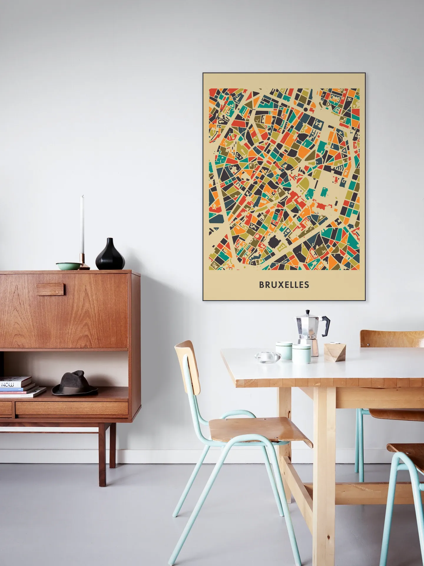 Bruxelles Mosaic Map