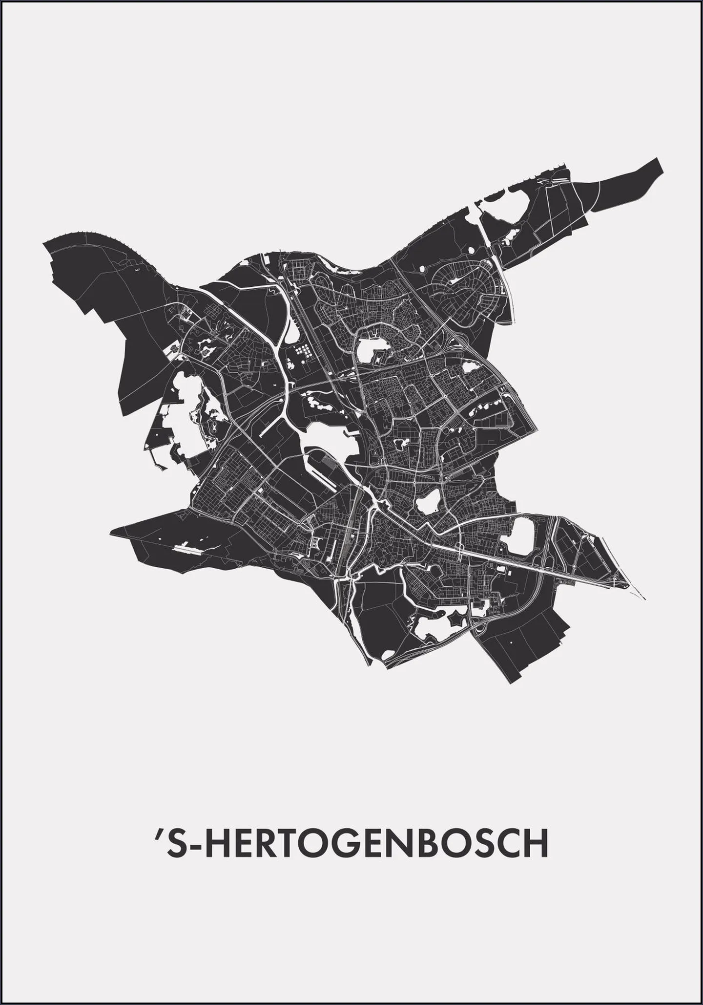 's-Hertogenbosch City Map