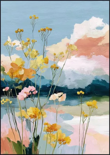 Pastel Botanical Shore