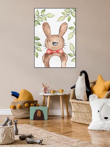 Fancy Watercolor Rabbit 