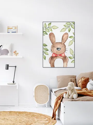 Fancy Watercolor Rabbit 