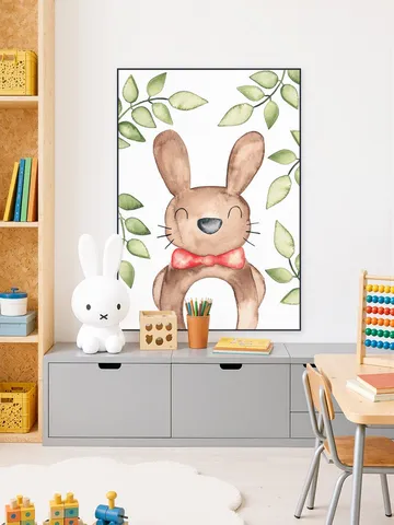 Fancy Watercolor Rabbit 