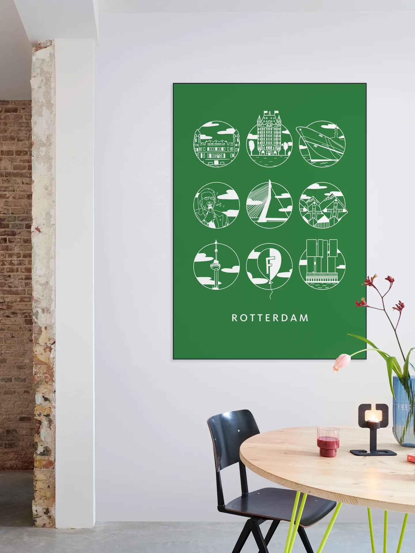 Rotterdam Icons - Mono