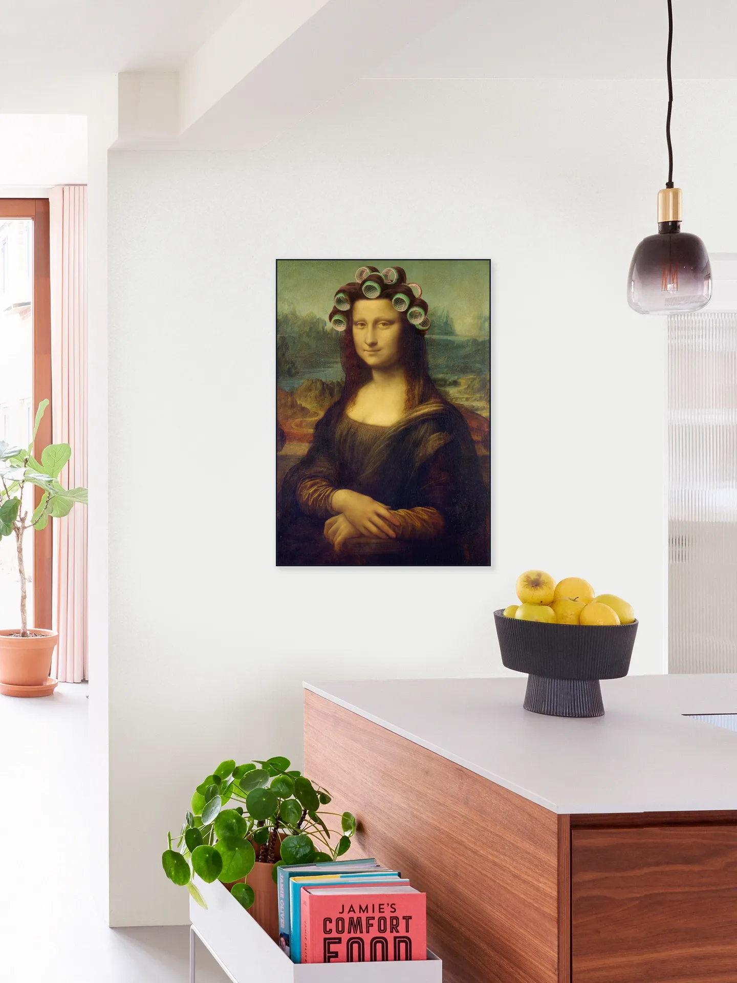 Mona Lisa - the curly girly edition