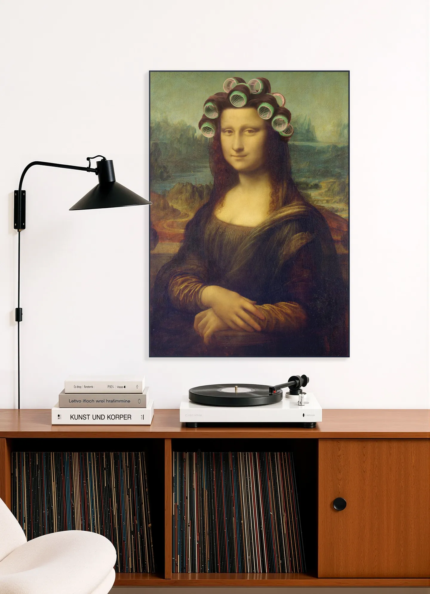 Mona Lisa - the curly girly edition