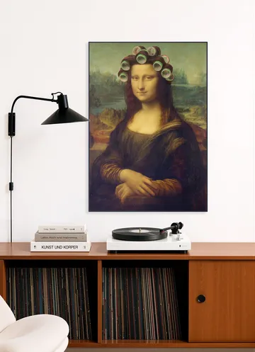 Mona Lisa - the curly girly edition