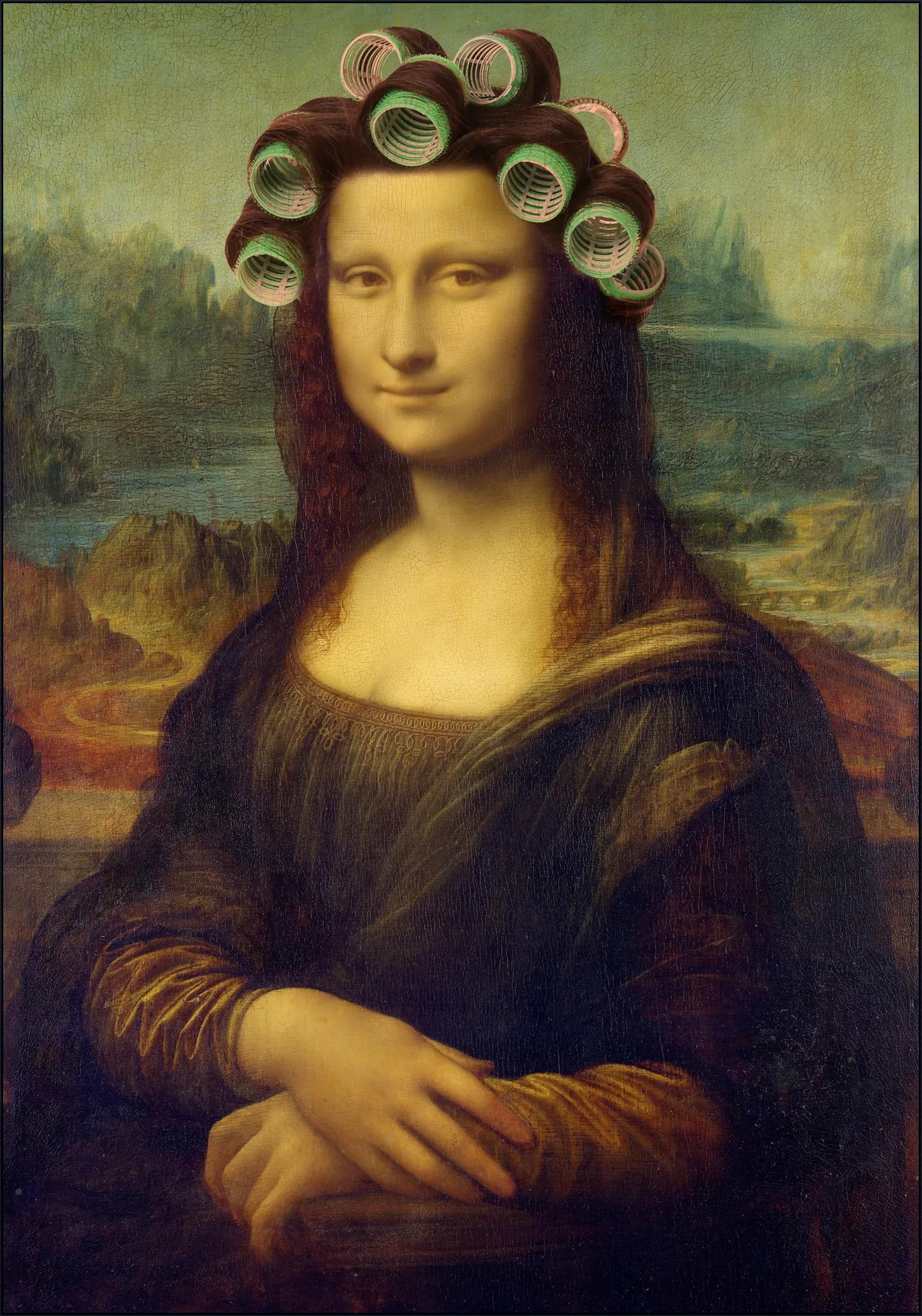 Mona Lisa - the curly girly edition