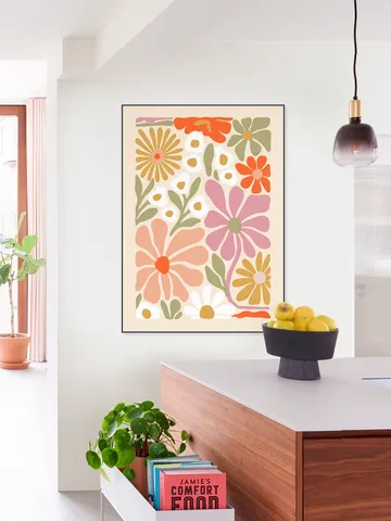 Flower Power Orange Pink