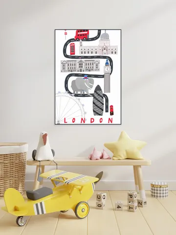 London City With Cute Elephant Tourist 