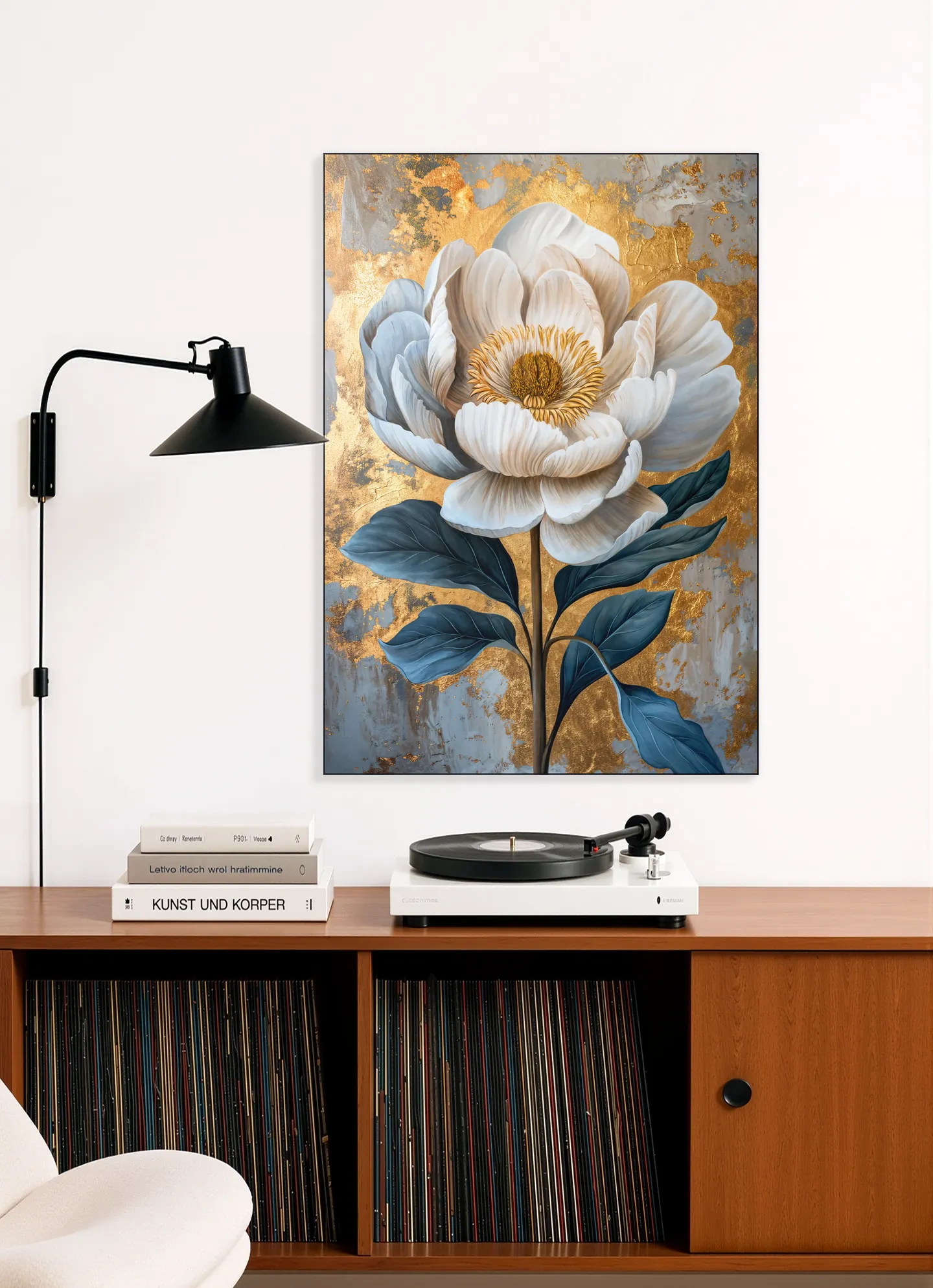 White Flower Gold