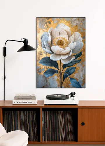 White Flower Gold