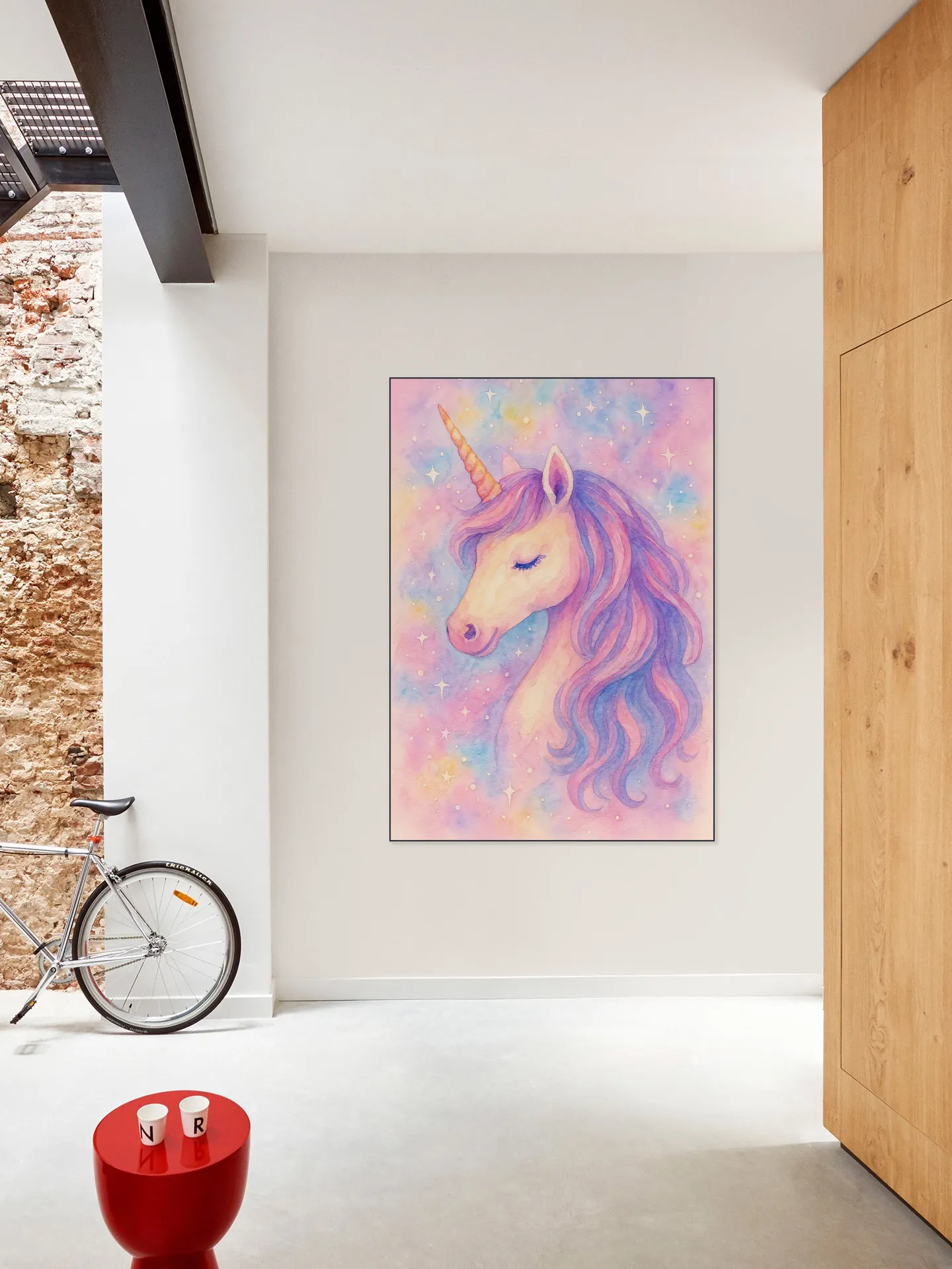 The Enchanted Unicorn Beneath the Stars